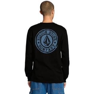 Volcom Men's Logo Stamp Long Sleeve T-Shirt