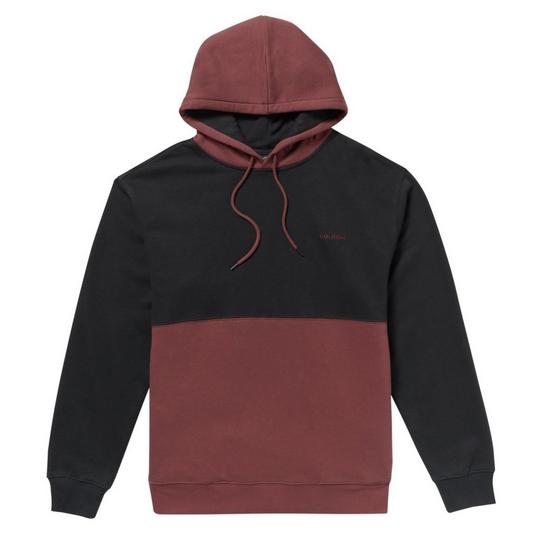 Volcom Men's Backwash Crew Neck Fleece Sweatshirt, Asphalt Black, Small