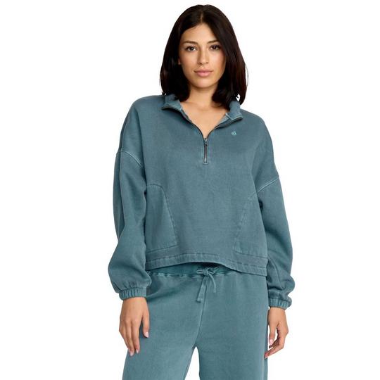 Volcom Chandail   glissi re 1 4 Stone Soft pour femmes