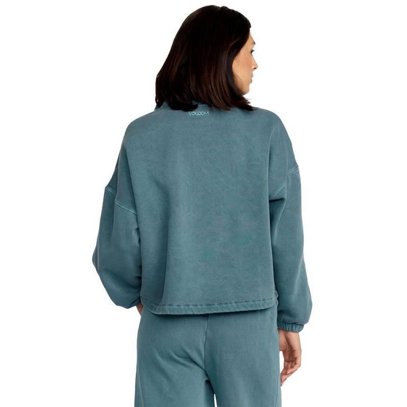 Volcom Chandail &agrave; glissi&egrave;re 1/4 Stone Soft pour femmes
