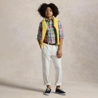 Polo Ralph Lauren Junior Boys' [8-20] Plaid Cotton Poplin Shirt