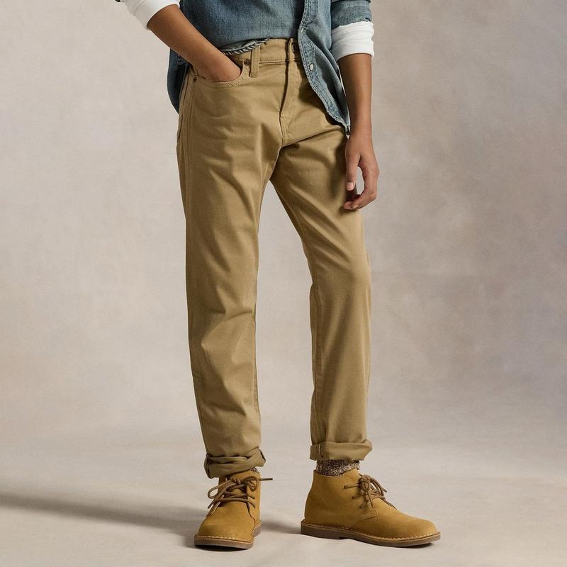 Polo Ralph Lauren Pantalon ajust&eacute; en satin extensible Sullivan pour gar&ccedil;ons juniors [8-20]