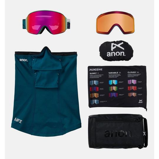 M4 Cylindrical Snow Goggle + MFI® Face Mask | Anon