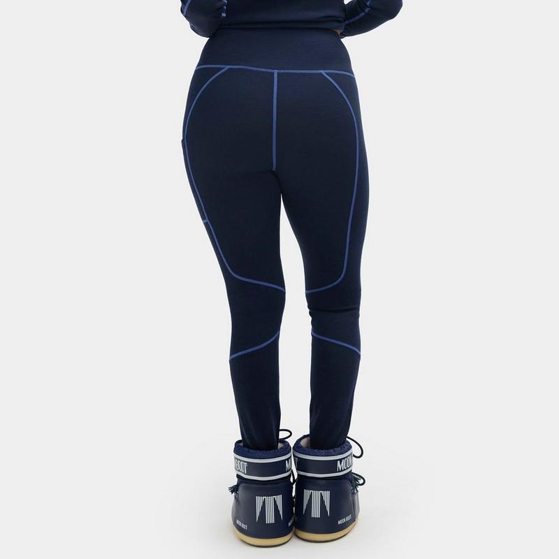 Halfdays Legging mi-&eacute;pais Hallie en laine de m&eacute;rinos pour femmes