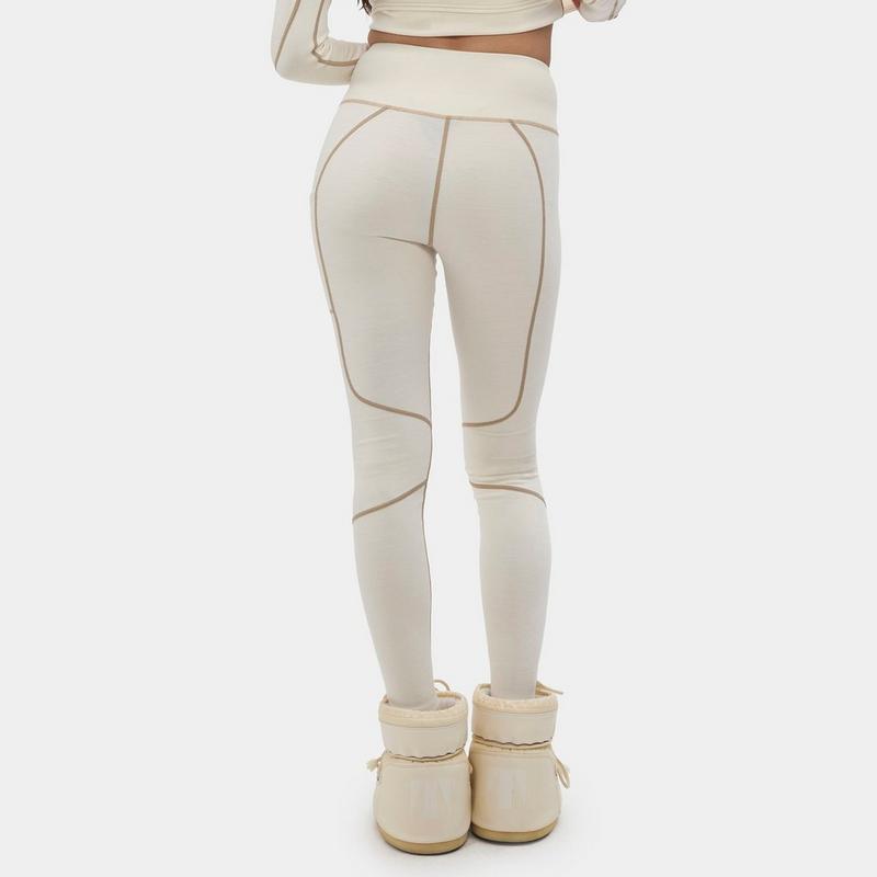 Halfdays Legging mi-&eacute;pais Hallie en laine de m&eacute;rinos pour femmes