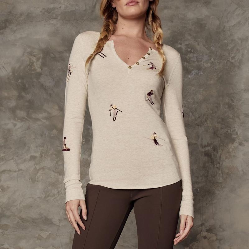 Alp-N-Rock Haut henley Slope II pour femmes