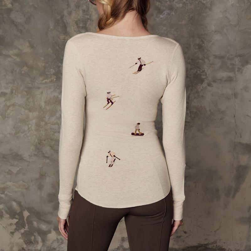 Alp-N-Rock Haut henley Slope II pour femmes