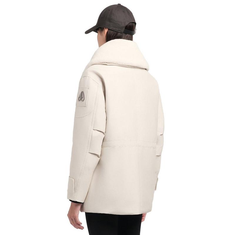 Moose Knuckles Manteau en fourrure de mouton Original Aurora pour femmes