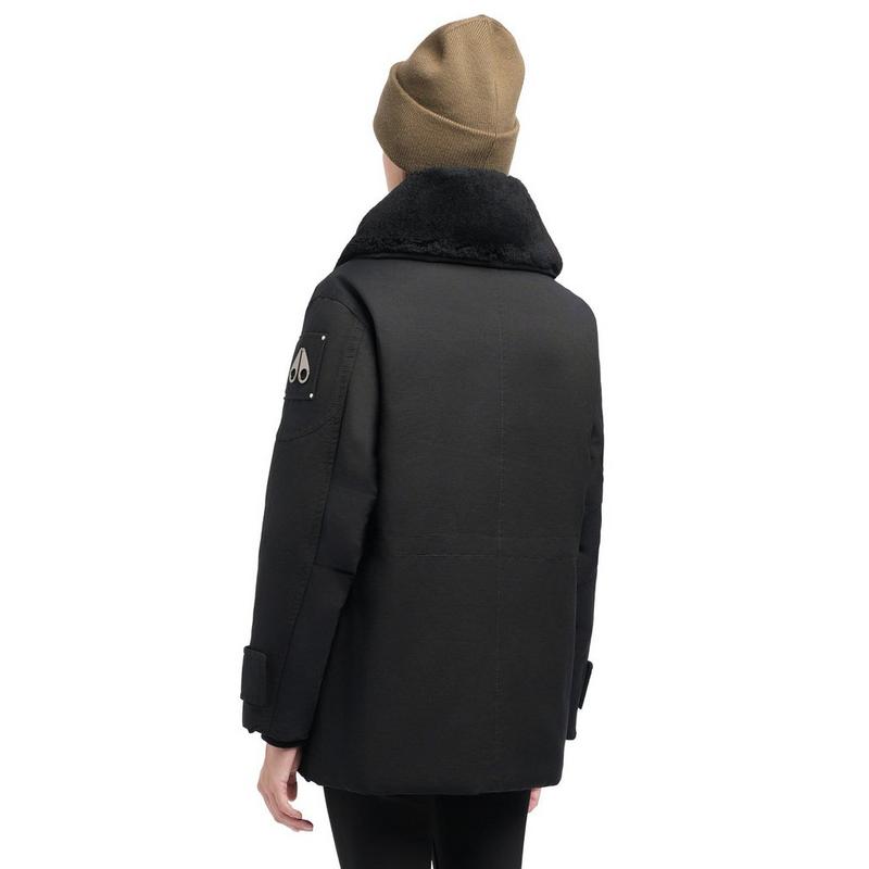 Moose Knuckles Manteau en fourrure de mouton Original Aurora pour femmes