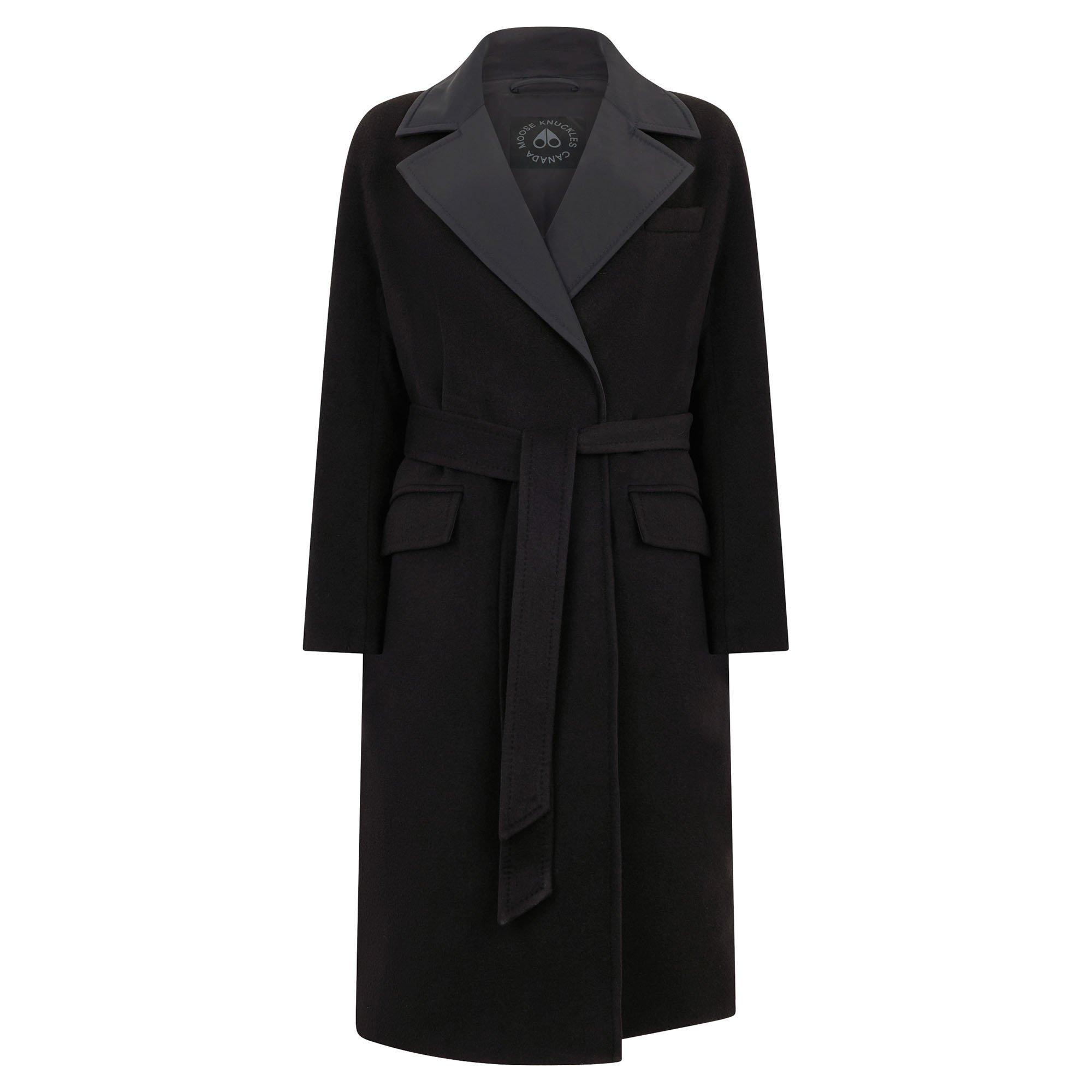 Women's Lafleur Wool Long Wrap Coat | Moose Knuckles | Sporting