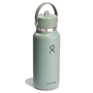 Hydro Flask Wide Mouth Insulated Bottle with Flex Straw Cap (32 oz)