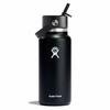 Bouteille isol e   goulot large avec bouchon Flex et paille  32 oz 