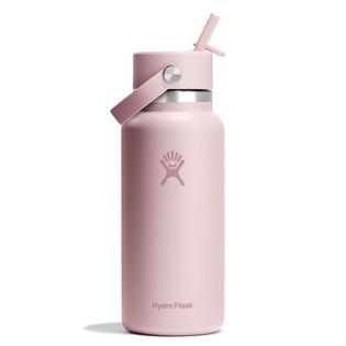 Hydro Flask Wide Mouth Insulated Bottle with Flex Straw Cap (32 oz)