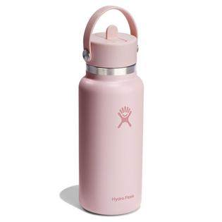 Hydro Flask Wide Mouth Insulated Bottle with Flex Straw Cap (32 oz)