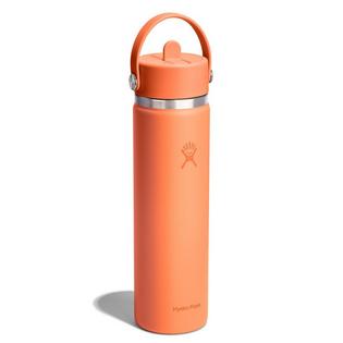 Hydro Flask Wide Mouth Insulated Bottle with Flex Straw Cap (24 oz)