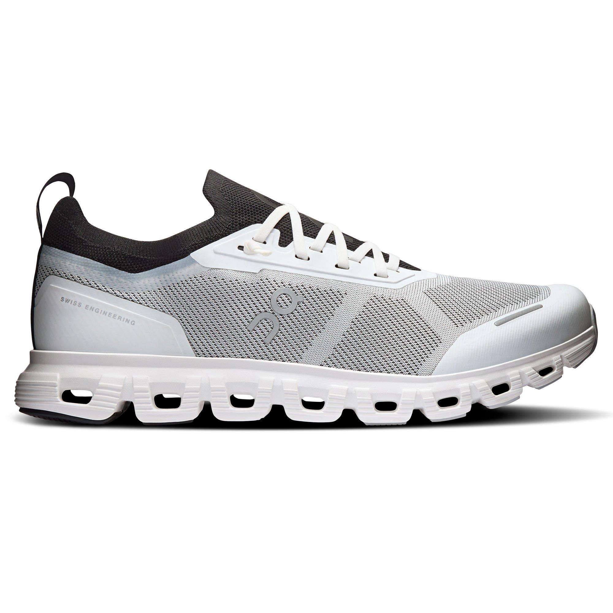 On | Men's Cloud 6 Versa Running Shoes, White Black, Size 9.5