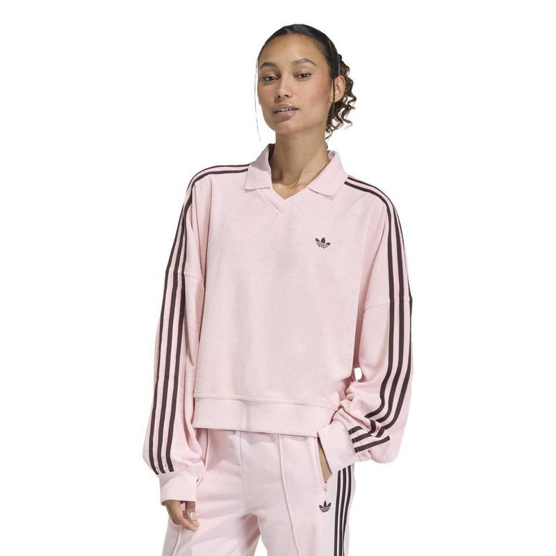 adidas Originals Chandail polo &agrave; manches longues pour femmes