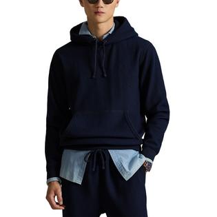 Polo Ralph Lauren Chandail &agrave; capuchon en molleton tricot&eacute; gaufr&eacute; pour hommes