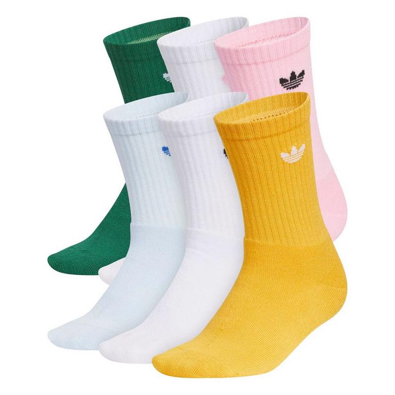 adidas Originals Kids' Trefoil 2.0 Crew Sock (6 Pack)