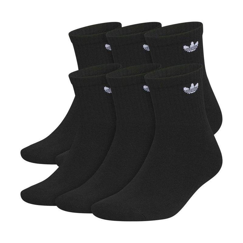 adidas Originals Chaussettes courtes Trefoil 2.0 unisexes (paquet de 6)