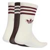 Unisex 3-Stripes Crew Sock  3 Pack 