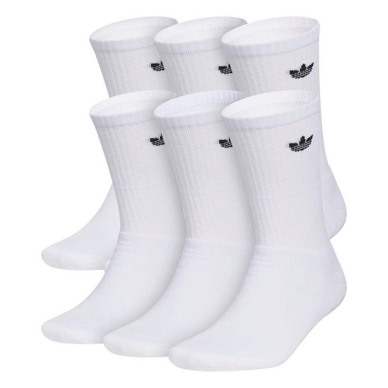 adidas Originals Chaussettes mi-mollet Trefoil 2.0 unisexes (paquet de 6)