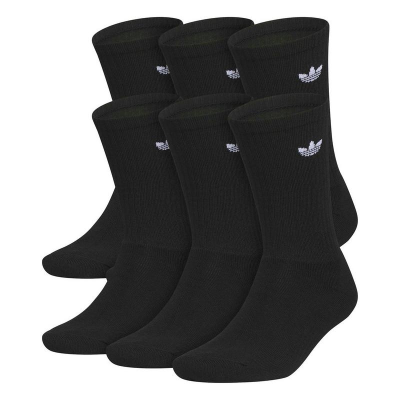 adidas Originals Chaussettes mi-mollet Trefoil 2.0 unisexes (paquet de 6)