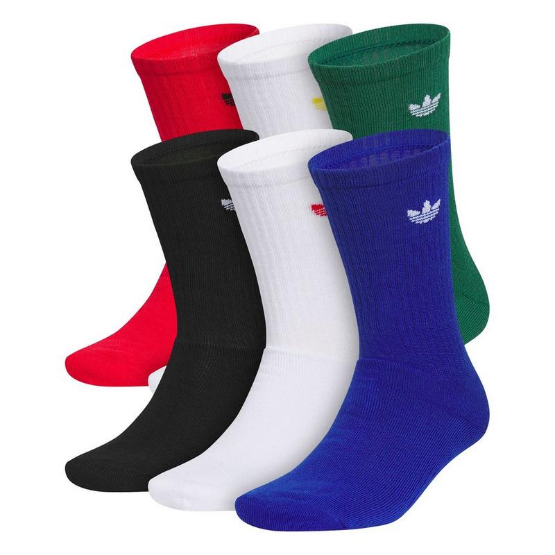 adidas Originals Chaussettes mi-mollet Trefoil 2.0 unisexes (paquet de 6)