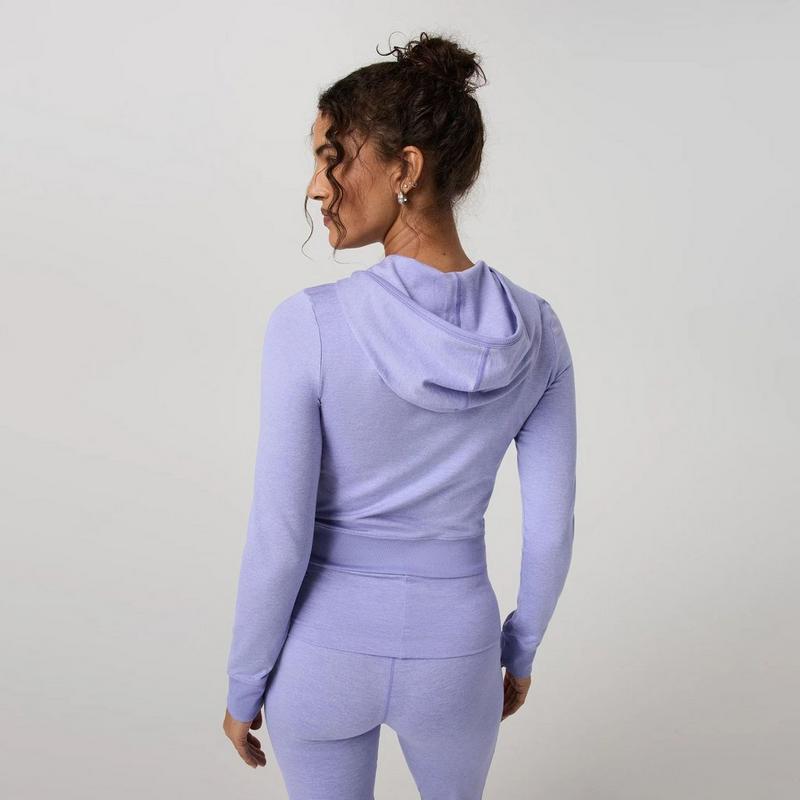 Vuori Chandail &agrave; capuchon Halo Mini avec glissi&egrave;re pour femmes