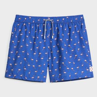 Public Beach Men's Flamingo Vibe Keep It Tight 6.5" Classic Swim Trunk