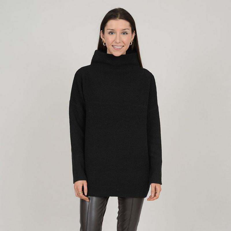 Oak & Ivy Chandail &agrave; col montant Ottoman pour femmes