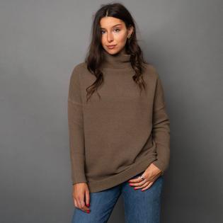 Oak & Ivy Chandail &agrave; col montant Ottoman pour femmes