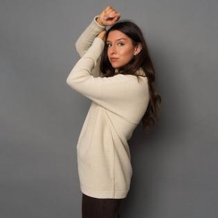 Oak & Ivy Chandail &agrave; col montant Ottoman pour femmes