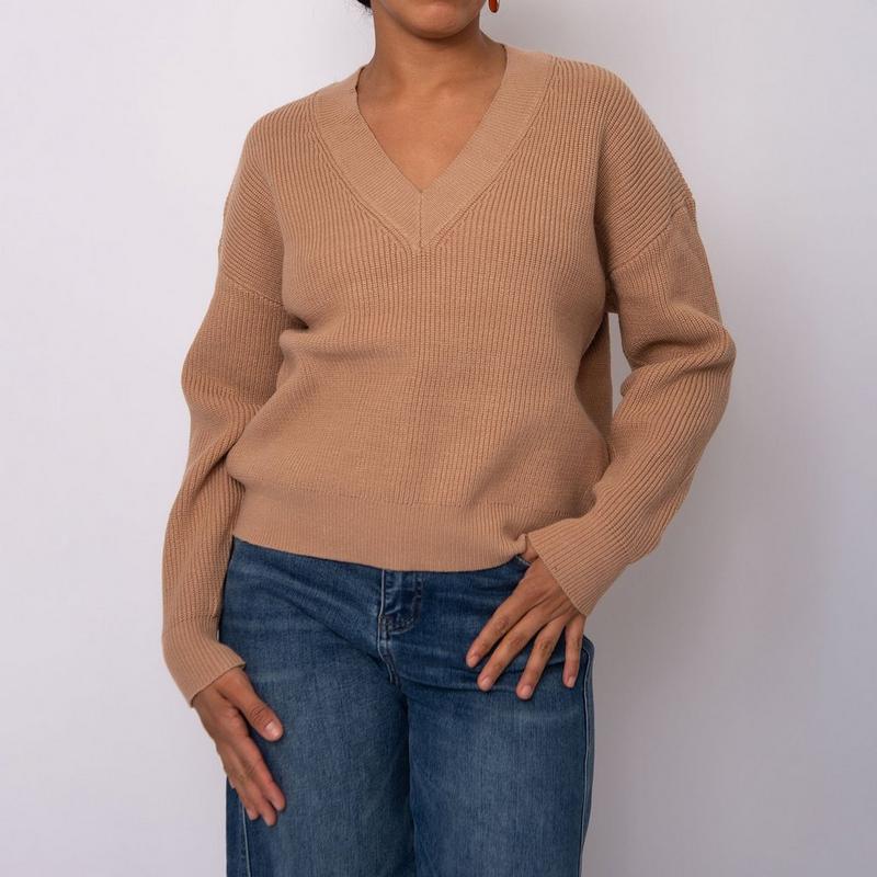 Oak & Ivy Chandail &agrave; col en V Manuela pour femmes