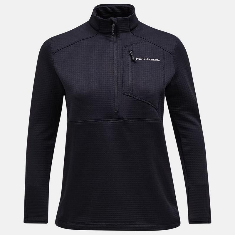 Peak Performance Haut &agrave; demi-glissi&egrave;re Trail Polartec Power Grid pour femmes