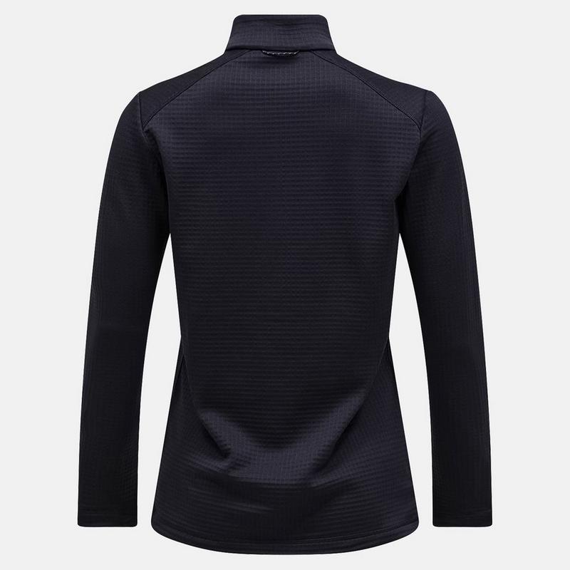 Peak Performance Haut &agrave; demi-glissi&egrave;re Trail Polartec Power Grid pour femmes