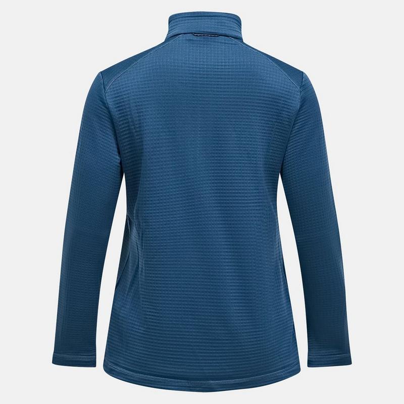 Peak Performance Haut &agrave; demi-glissi&egrave;re Trail Polartec Power Grid pour femmes