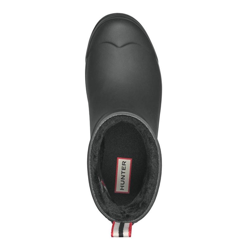 Hunter Bottes de pluie courtes isol&eacute;es en fourrure de mouton v&eacute;gane Play pour femmes