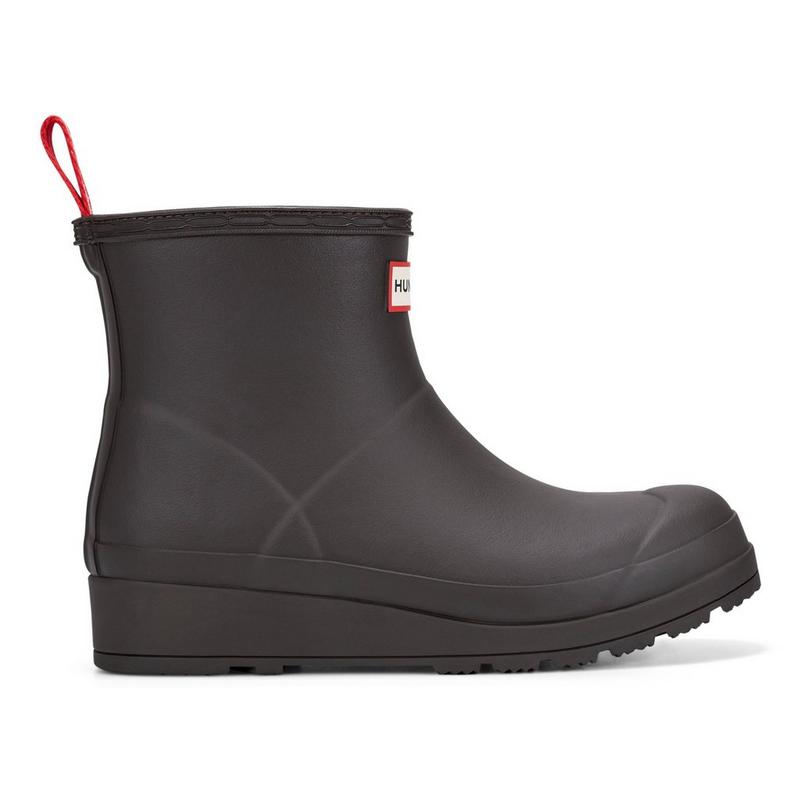 Hunter Bottes de pluie courte isol&eacute;e en shearling v&eacute;gan Play pour femmes