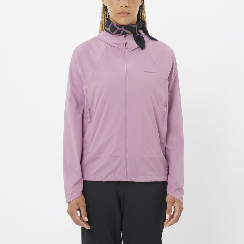 Salomon Veste &agrave; fermeture &agrave; glissi&egrave;re compl&egrave;te Outwind pour femmes