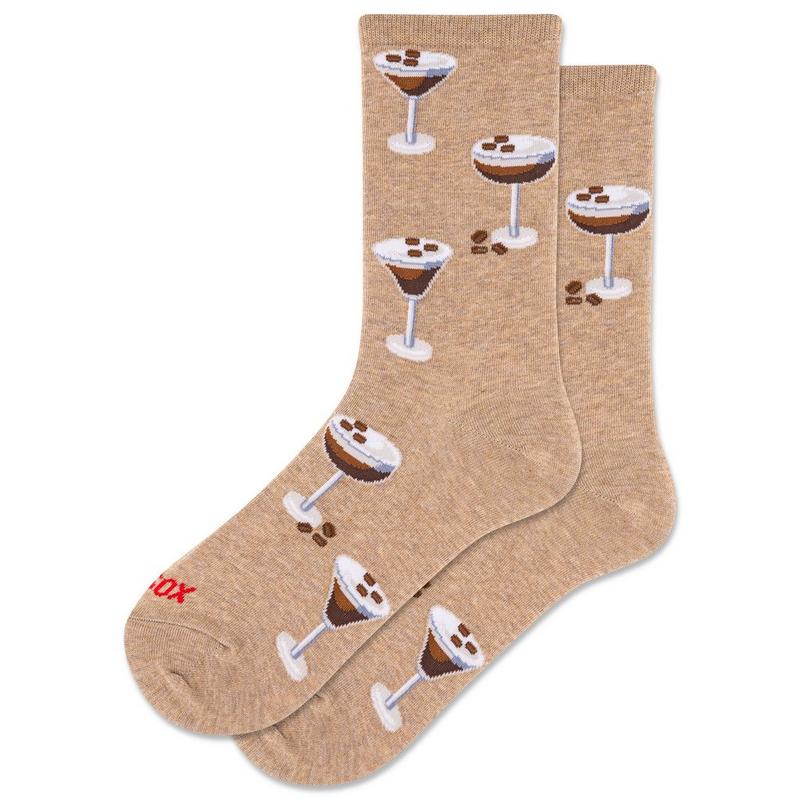 Hot Sox Chaussettes mi-mollet Espresso Martini pour femmes