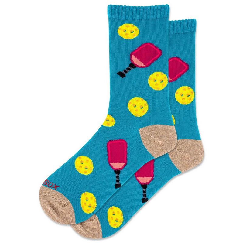 Hot Sox Chaussettes mi-mollet Pickleball Hybrid pour femmes
