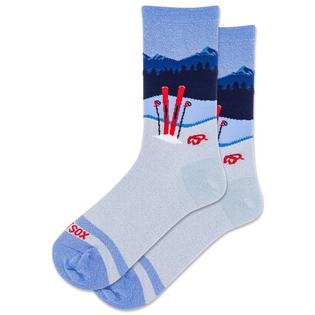Hot Sox Women's Metallic Ski Crew Sock