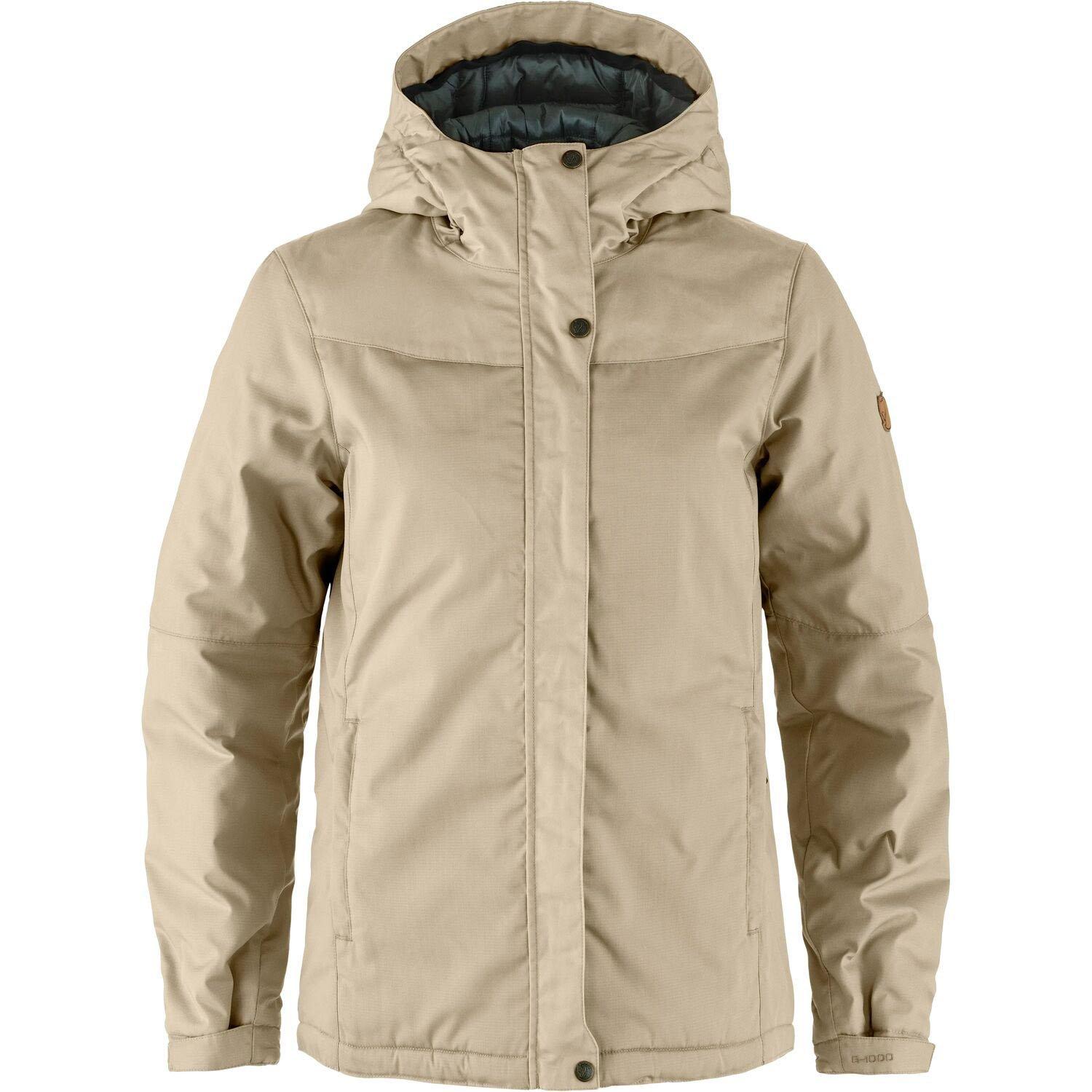 Fjallraven Stina Padded Winter Jacket - Women's - Beige - Size M