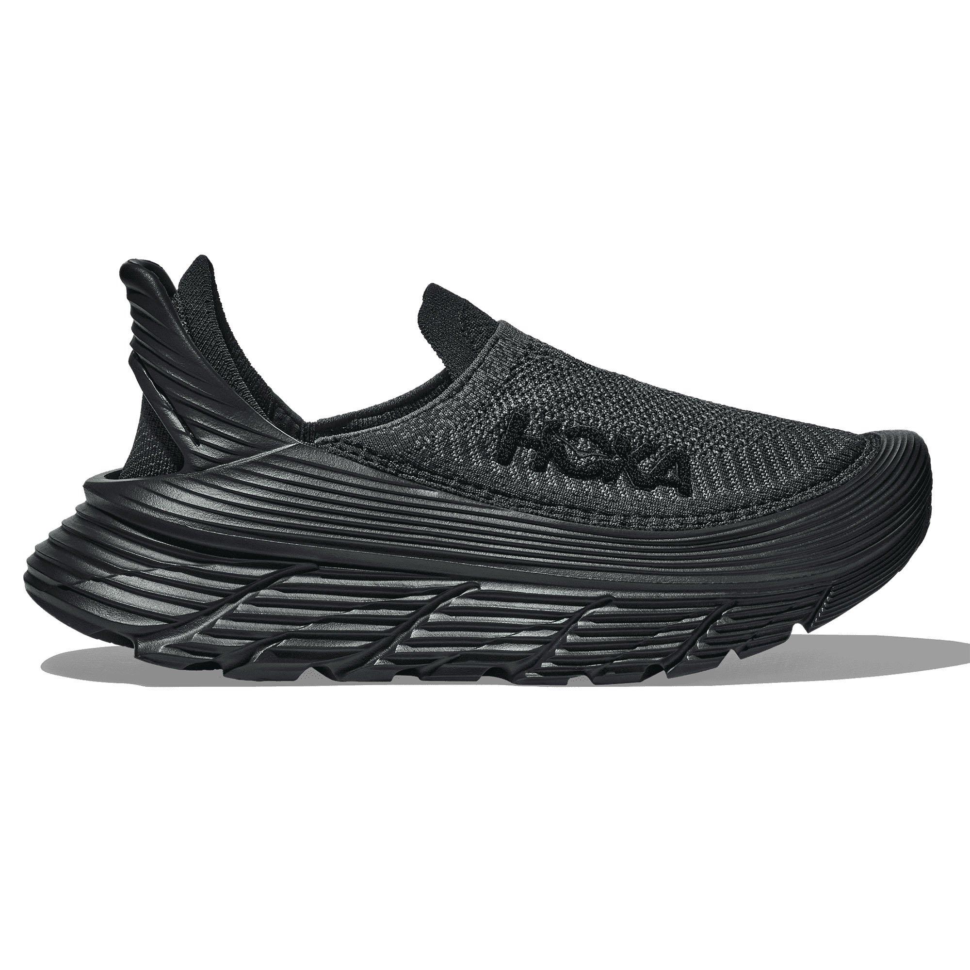 HOKA | Unisex Restore TC Shoes Sandal, Black, Size M5/W7
