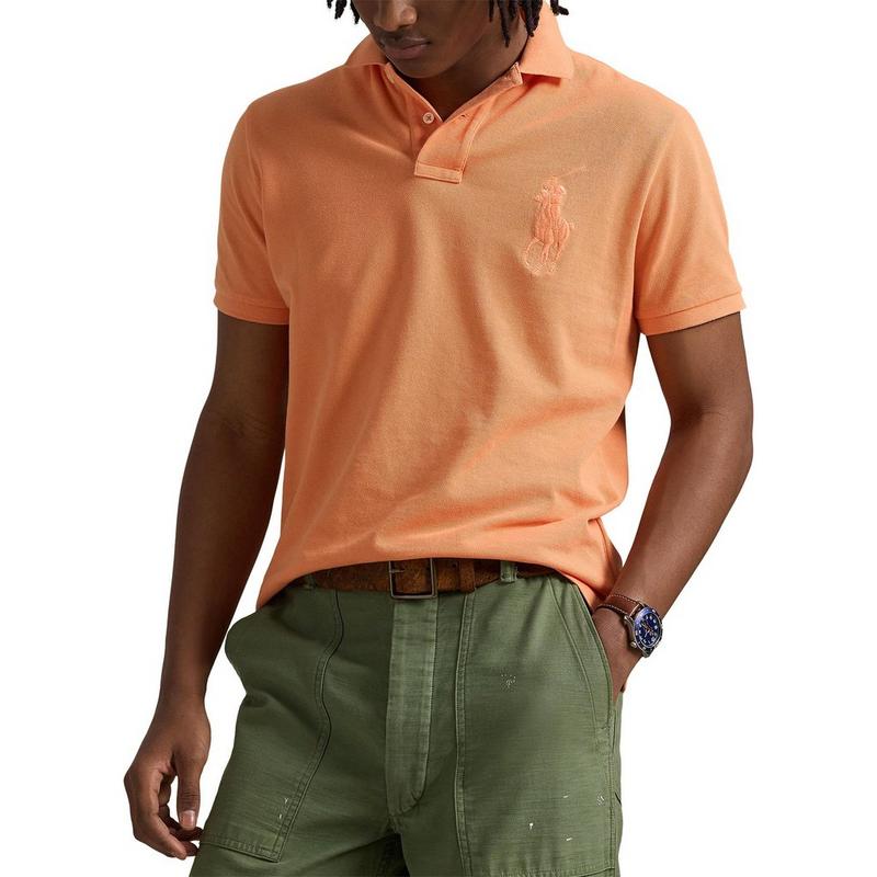 Polo Ralph Lauren Polo en maille &agrave; coupe ajust&eacute;e Big Pony pour hommes