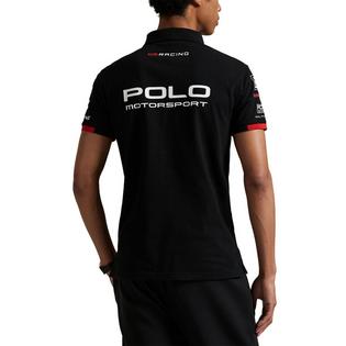 Polo Ralph Lauren Polo en maille extensible &agrave; coupe ajust&eacute;e pour hommes