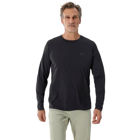 Arc’teryx Cormac Crew LS M Black Men's Cormac Crew Long Sleeve T-Shirt | Arc'teryx | Sporting Life