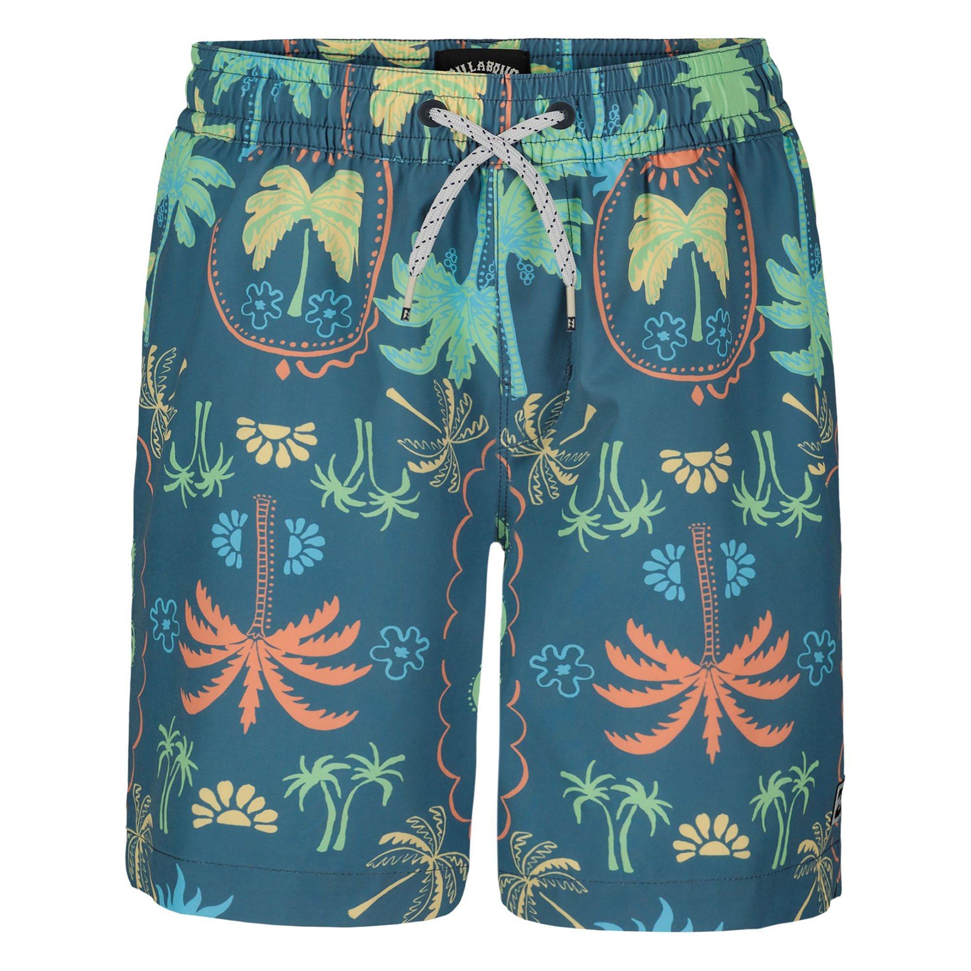 Billabong | Junior's Boy's Sundays Layback Volley Swim Trunk, Blue, Size Large