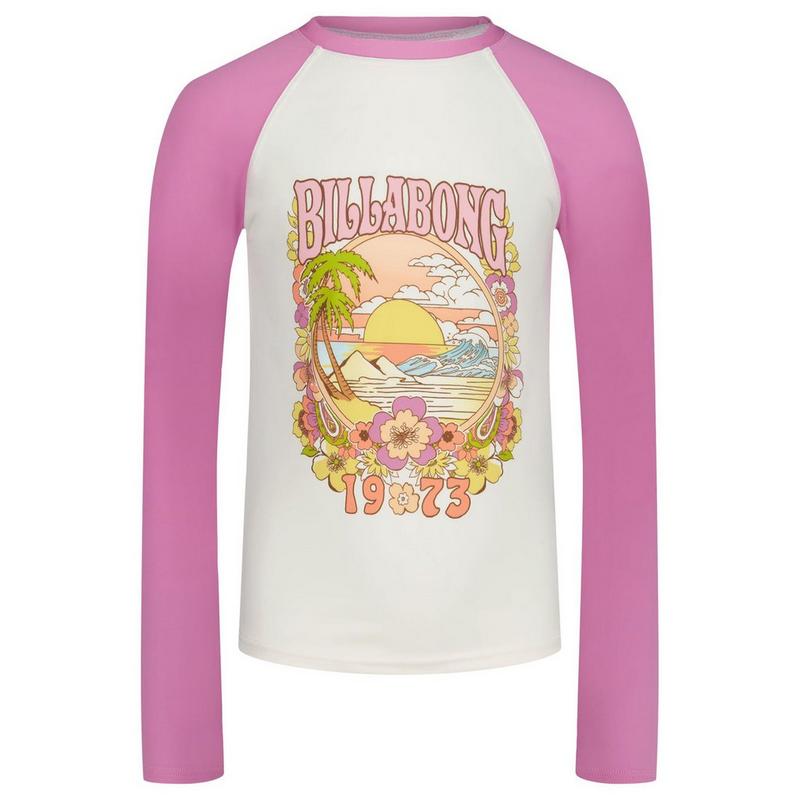 Billabong Maillot dermoprotecteur &agrave; manches longues Sweet Ride pour filles juniors [7-14]